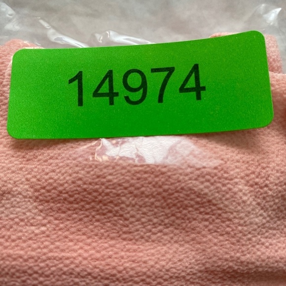 Zunie Girl's Light Salmon Romper 1/2 Sleeve Off Shoulder Lace Trim Lined Size 10 - Picture 16 of 16